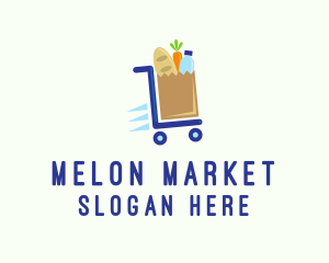 Grocery Food Market logo design