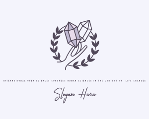 Crystal Gem Hand Logo