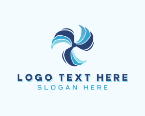 Propeller - Air Ventilation Fan logo design