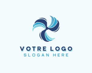 Air - Air Ventilation Fan logo design