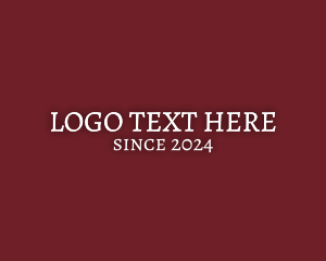 Text - Simple Professional Business logo design