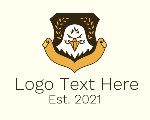 Fraternity - Eagle Shield Emblem logo design