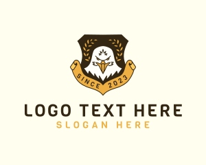 Laurel Wreath - Eagle Shield Academy logo design