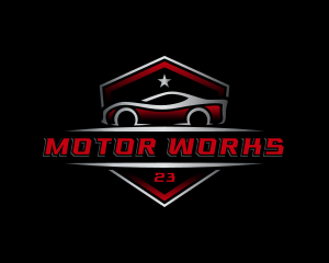 Motor - Automotive Car Motorsport logo design