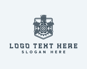 Engine - Engine Automotive Maintenance logo design