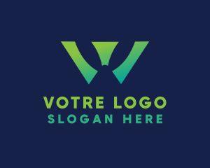 Conglomerate - Eco Elegant Business Letter W logo design