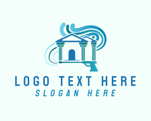 Cleaning Services - House Cleaning Washer logo design