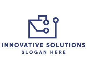 Innovation - Innovations Circuit Briefcase logo design