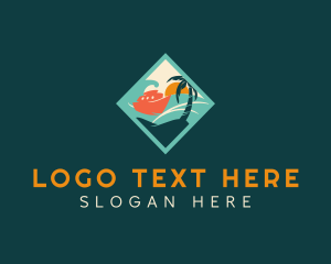 Tourism - Travel Cruise Destination logo design