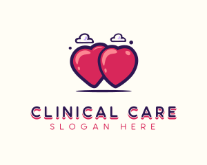 Heart Love Care  logo design