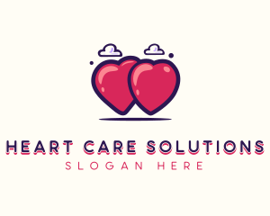 Heart Love Care  logo design