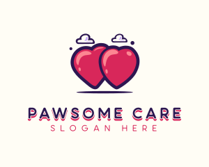 Heart Love Care  logo design