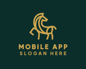 Deluxe Horse Stallion Logo