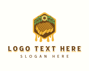 Spread - Natural Sweet Honeycomb logo design