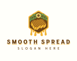 Natural Sweet Honeycomb logo design