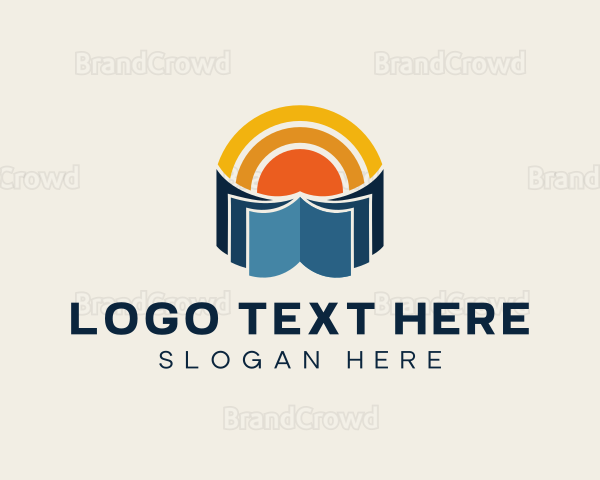 Sunset Book Learning Logo