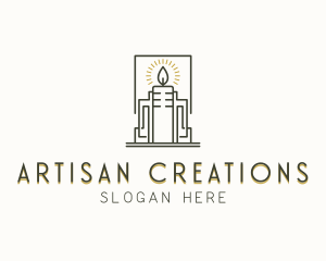 Artisanal Candle Decor logo design