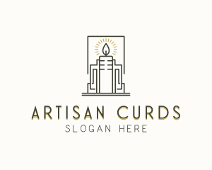 Artisanal Candle Decor logo design