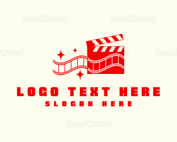 Clapboard Cinema Film Logo