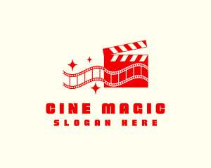 Film - Clapboard Cinema Film logo design