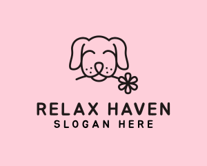 Bouquet - Happy Puppy Pet logo design