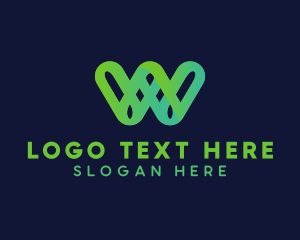 Advertising - Creative Studio Letter W logo design