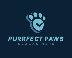 Animal Paw Veterinary logo design