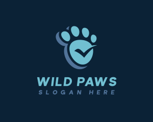 Animal Paw Veterinary logo design