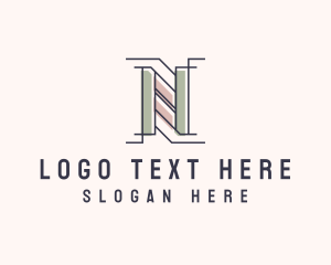 Advisory - Modern Business Firm Letter N logo design