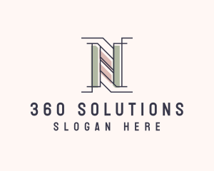 Business Firm Letter N logo design