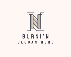 Business Firm Letter N logo design