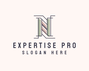 Business Firm Letter N logo design