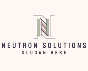 Business Firm Letter N logo design