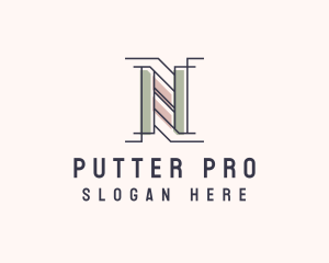 Business Firm Letter N logo design