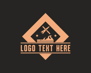 Carpentry Tools Woodworking Logo