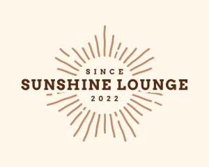 Sunshine Retro Business logo design