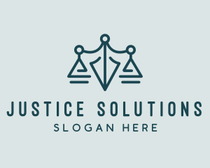 Judicial Law Pen  logo design