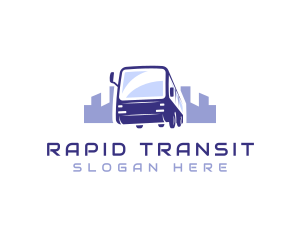 Shuttle - Bus Transport City Travel logo design