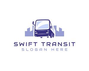 Transit - Bus Transport City Travel logo design