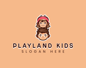 Kids Playful Daycare logo design