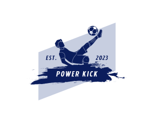Kick - Soccer Ball Championship Tournament logo design