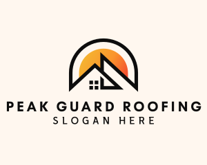 House Roof Property logo design