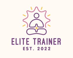 Yoga Fitness Exercise  logo design