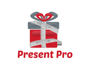 Gift - Tape Measure Gift logo design