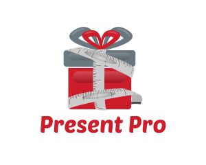 Tape Measure Gift logo design