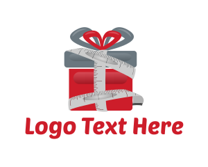 Gift Shop - Tape Measure Gift logo design