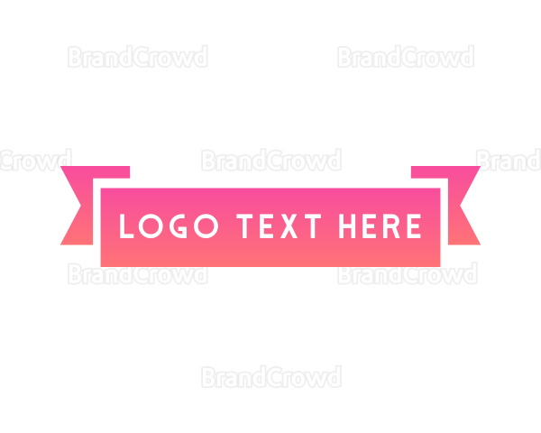 Fashion Banner Wordmark Logo