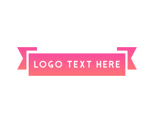 Fashion Banner Wordmark Logo