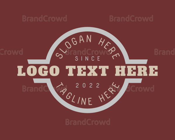 Rustic Steakhouse Business Logo