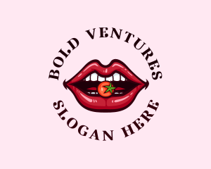 Sexy Lips Fruit logo design